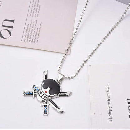 One Piece Roronoa Zoro Jolly Roger Necklace
