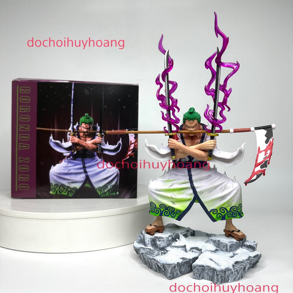 One Piece Roronoa Zoro Purgatory Oni Giri Scythe Figure