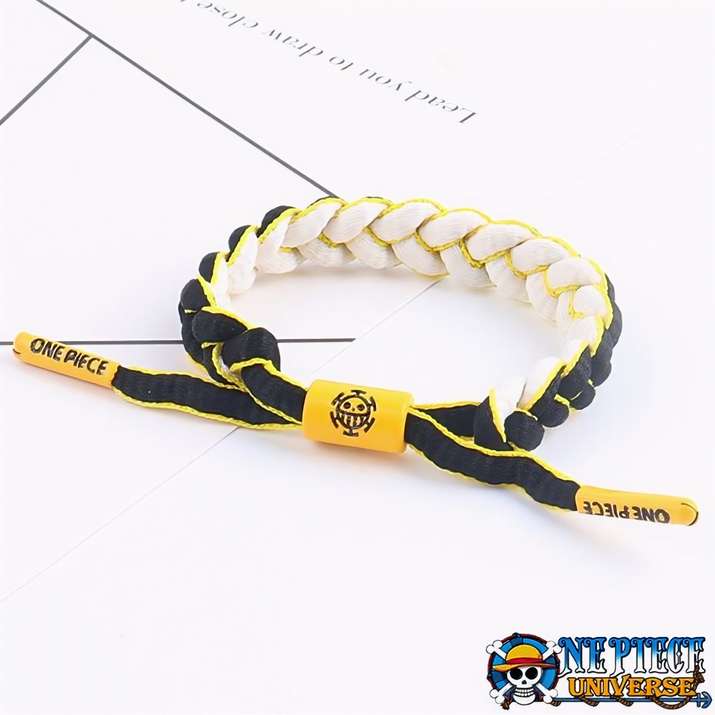 One Piece Heart Pirates & Red-Haired Shanks Braided Bracelet