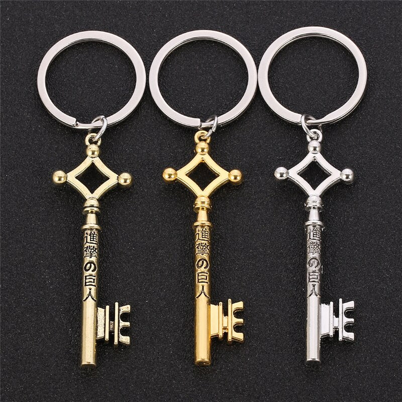 Attack On Titan Eren Basement Key Keychain