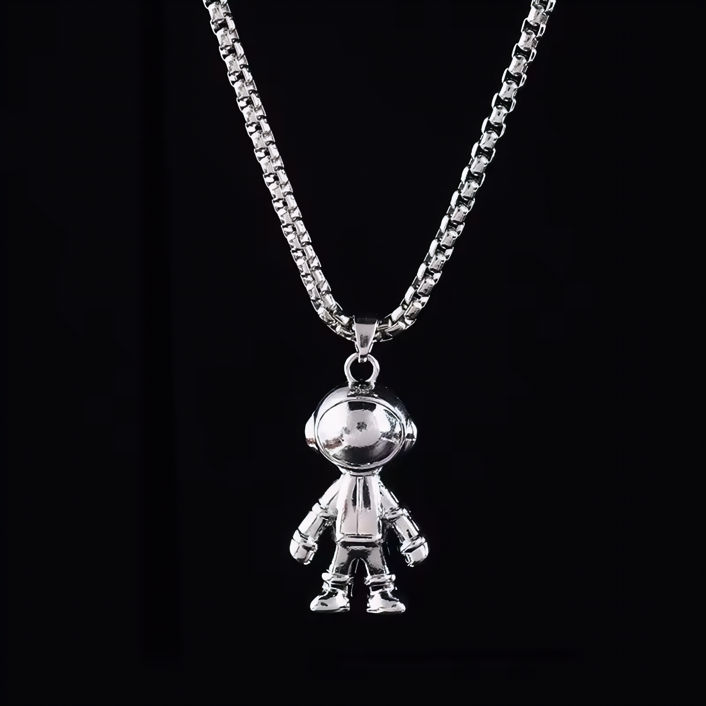 Spaceman Astronaut 3D Pendant Necklace